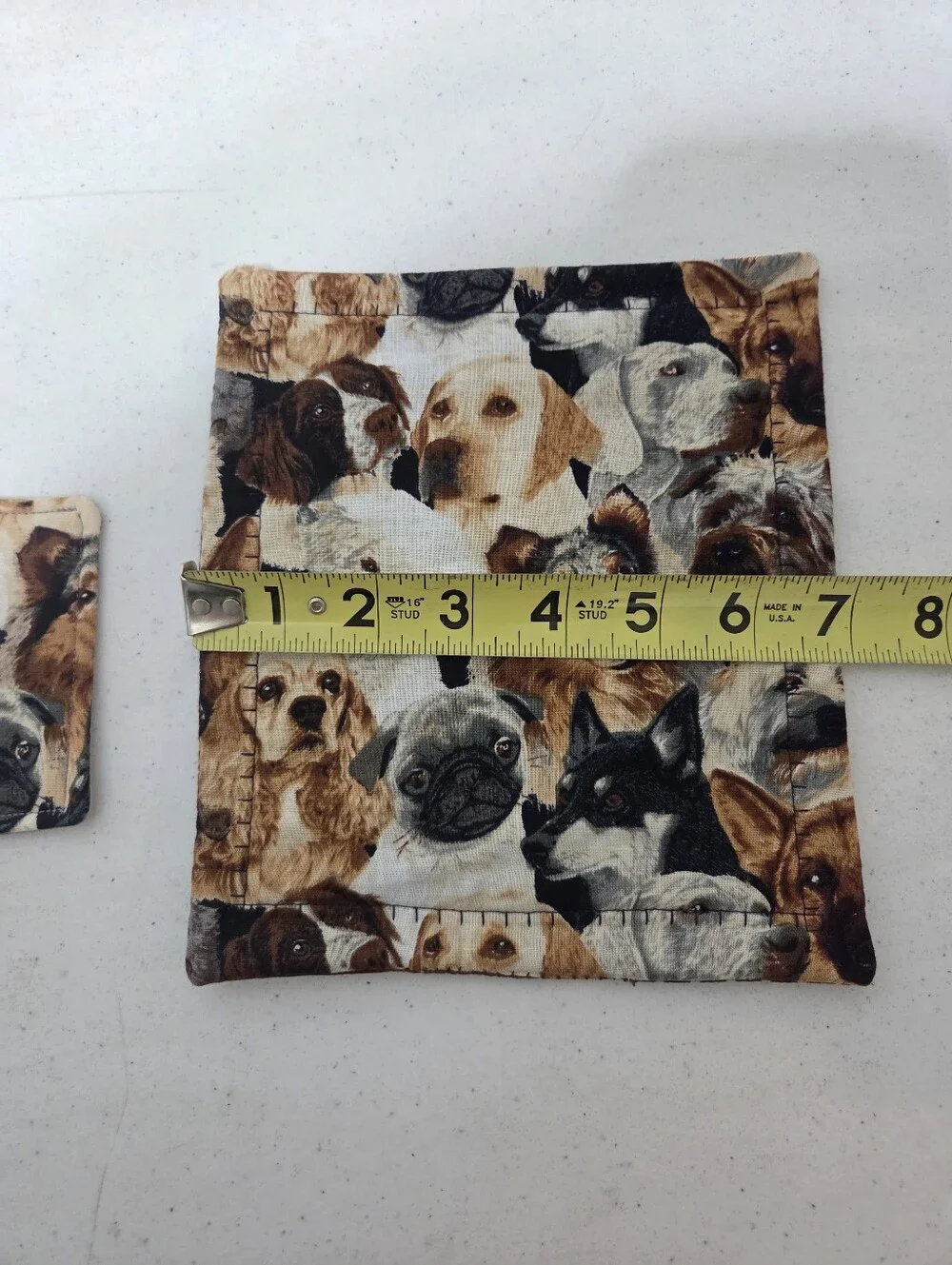 New handstitched Pug And Friends Decorative Coasters